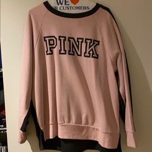 PINK crewneck sweatshirt!